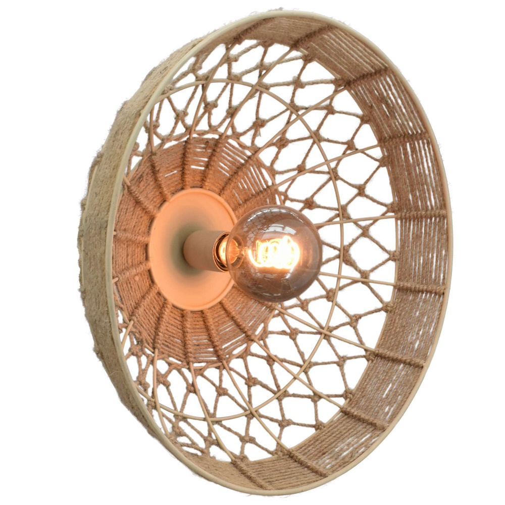 wandlamp jute Noah Ø45cm