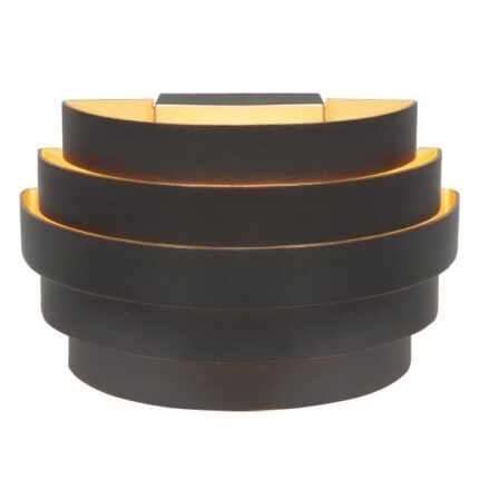 Highlight wandlamp zwart Scudo H10cm