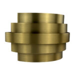 wandlamp messing Scudo H12cm detail