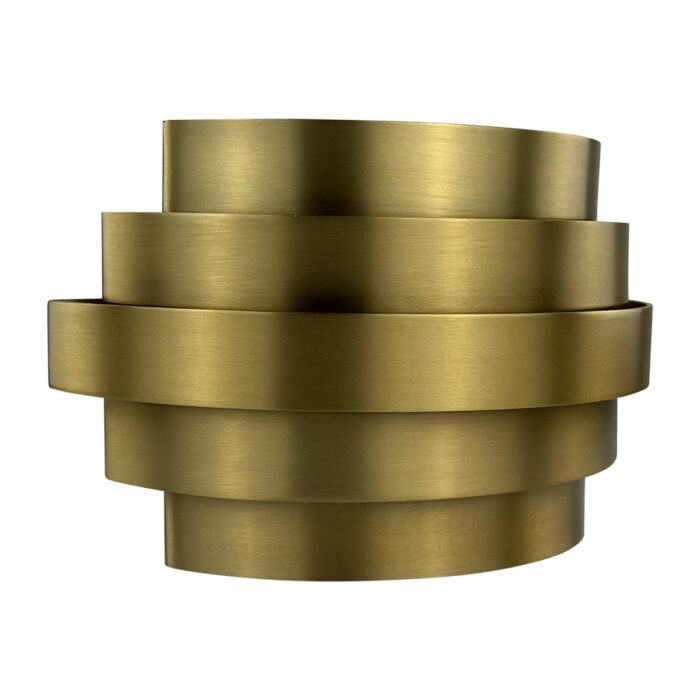 wandlamp messing Scudo H12cm detail