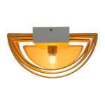 wandlamp wit Scudo H12cm detail