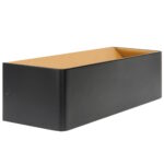 wandlamp zwart-goud Stretto L30cm