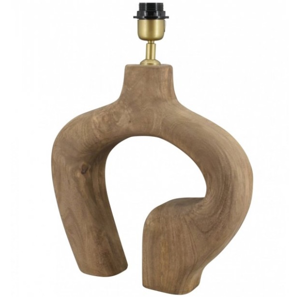 Tafellamp naturel Salerno H35cm detail