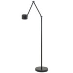 Vloerlamp zwart Kyoto H140cm