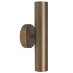 Wandlamp brons Perugia 2 lichts