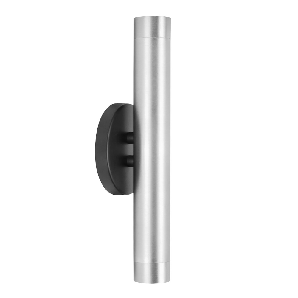 Wandlamp staal Trend 2 lichts