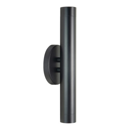 Wandlamp zwart Trend 2 lichts