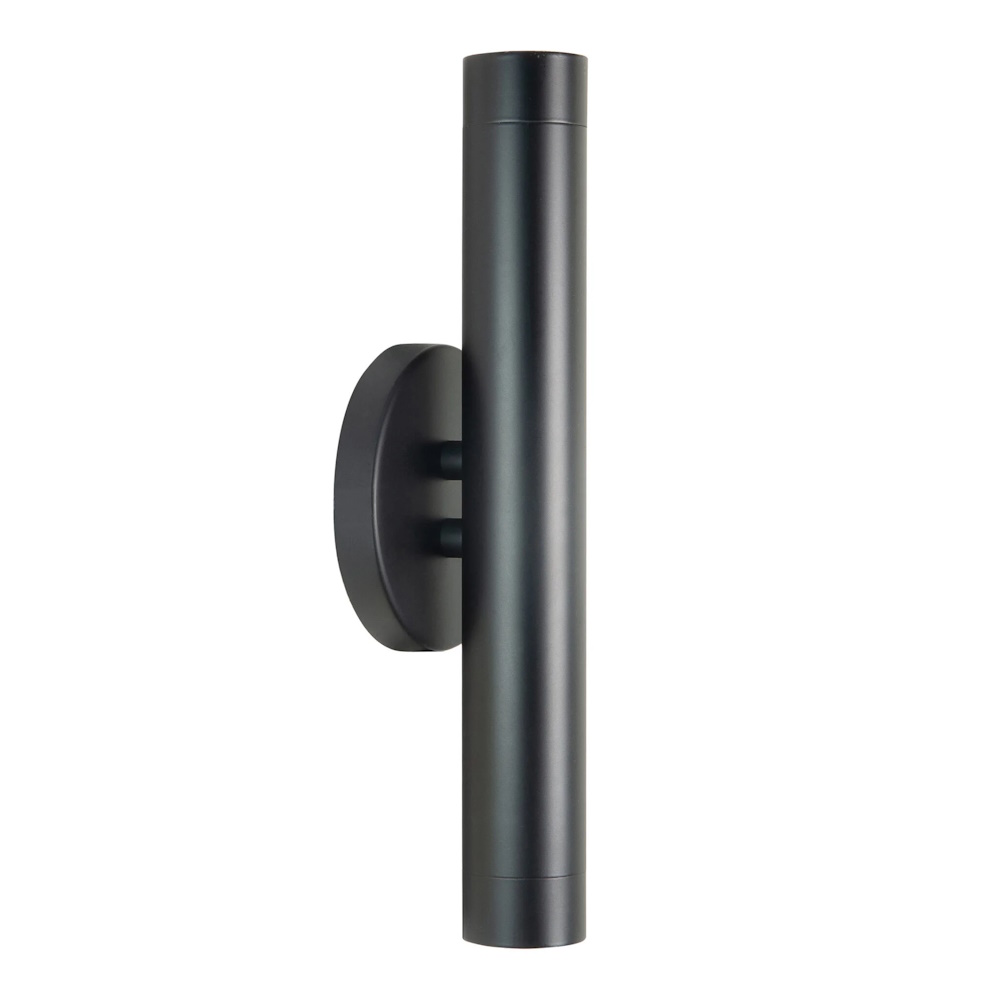 Wandlamp zwart Trend 2 lichts