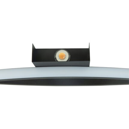 wandlamp zwart Onda detail