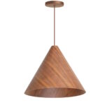Hanglamp walnut Robin ⌀45cm