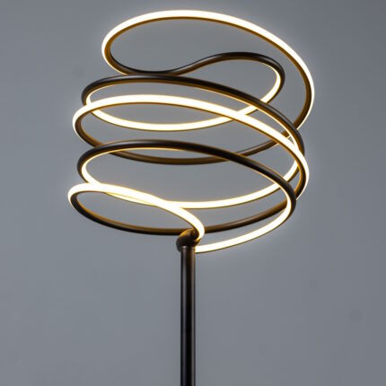 Tafellamp zwart Slinger Led sfeer