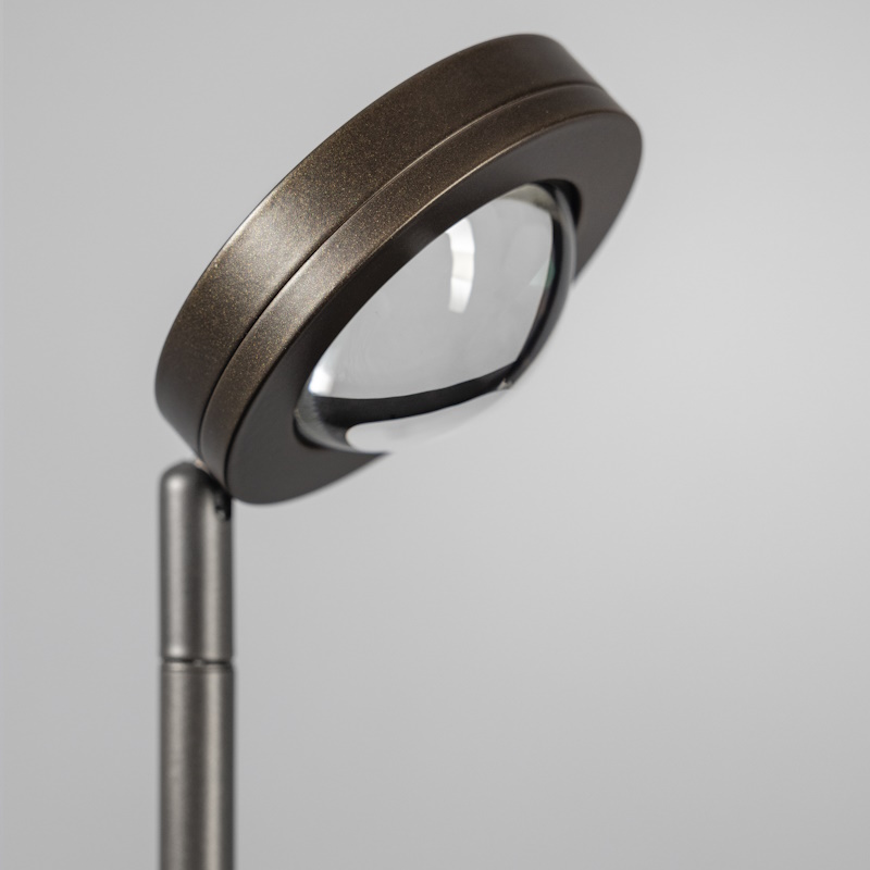 Vloerlamp anodic bruin Jake H154cm detail