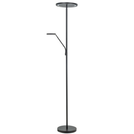 vloerlamp zwart Allicante 2 lichts