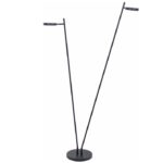 vloerlamp zwart Move 2 lichts