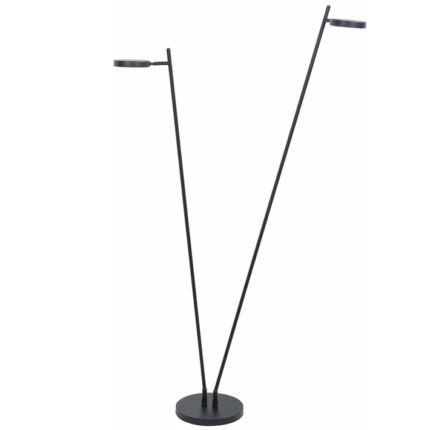 vloerlamp zwart Move 2 lichts