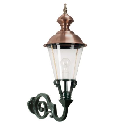 Buitenlamp Amstel groen-koper H70cm