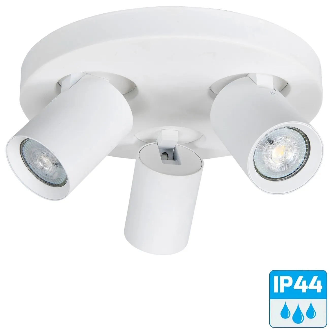Spot wit Oliver IP44 3 lichts
