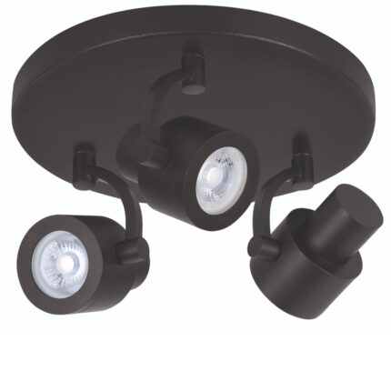 Spot zwart Alto 3 lichts