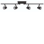 Spot zwart Alto balk 4 lichts