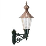 Buitenlamp Edam groen-koper H56cm