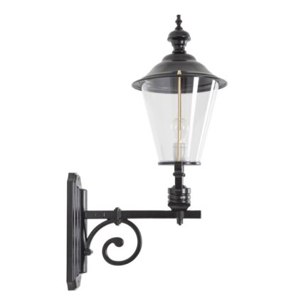 Buitenlamp Kortrijk zwart H84cm detail