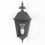 Buitenlamp Delft antraciet H55cm detail