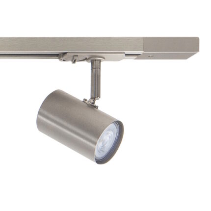 Railsysteem chroom Track S7010 3-lichts detail