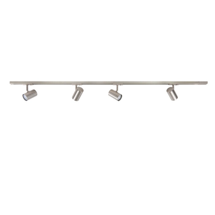 Railsysteem nikkel Track S7011 4-lichts