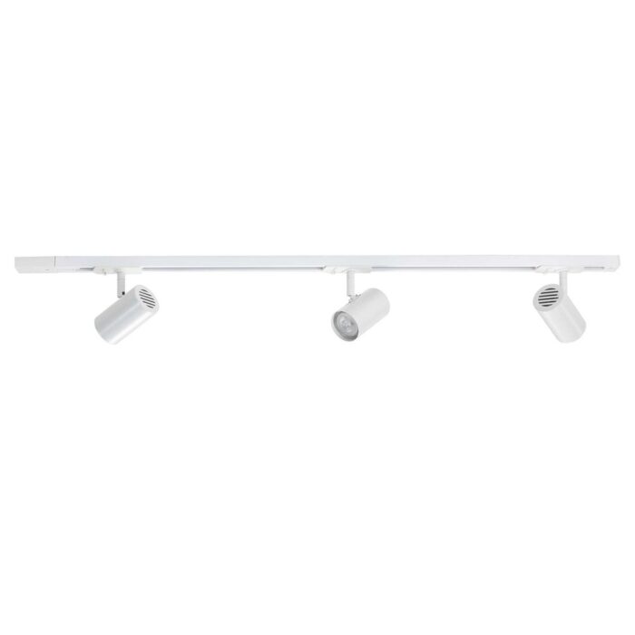 Railsysteem wit Track S7010 3-lichts