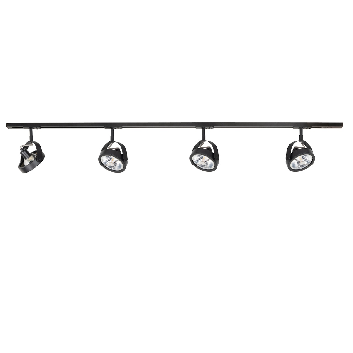 Railsysteem zwart Track S7004 4-lichts Railsysteem zwart Track S7004 4-lichts