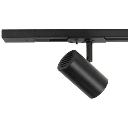 Railsysteem zwart Track S7010 3-lichts detail