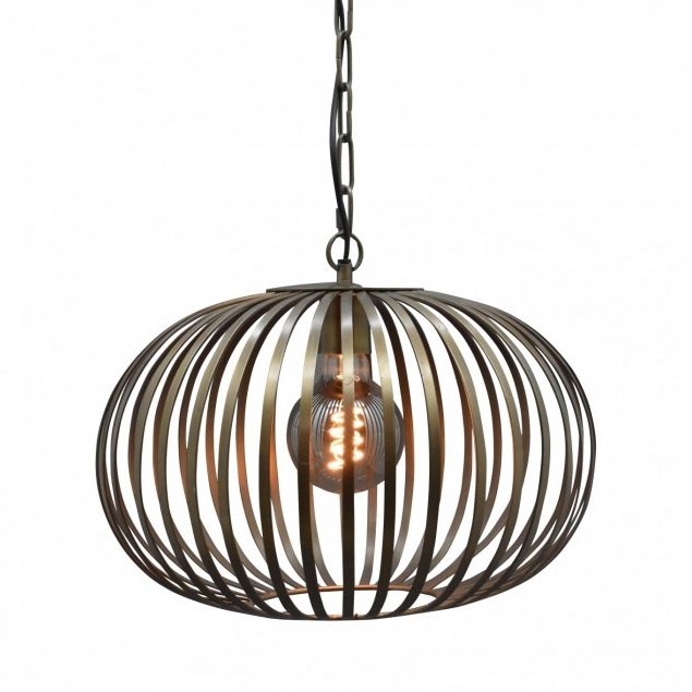 Hanglamp brons Lido Ø40cm