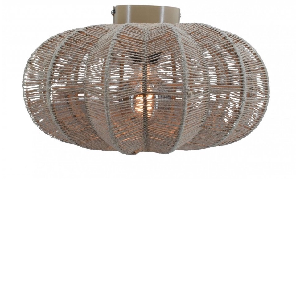 Plafondlamp jute Bowie Ø35cm