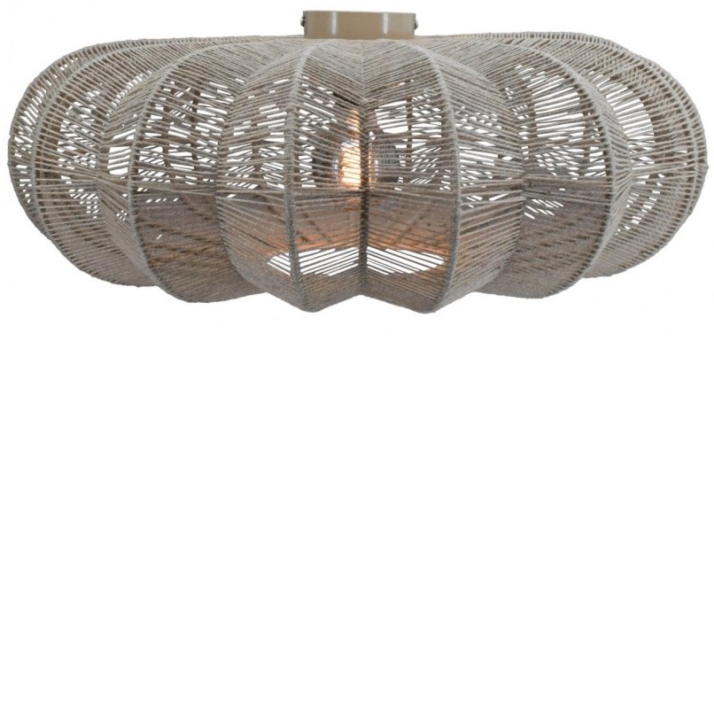 Plafondlamp jute Bowie Ø60cm