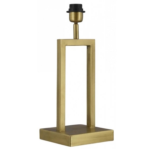 Tafellamp brons Brian H38cm detail