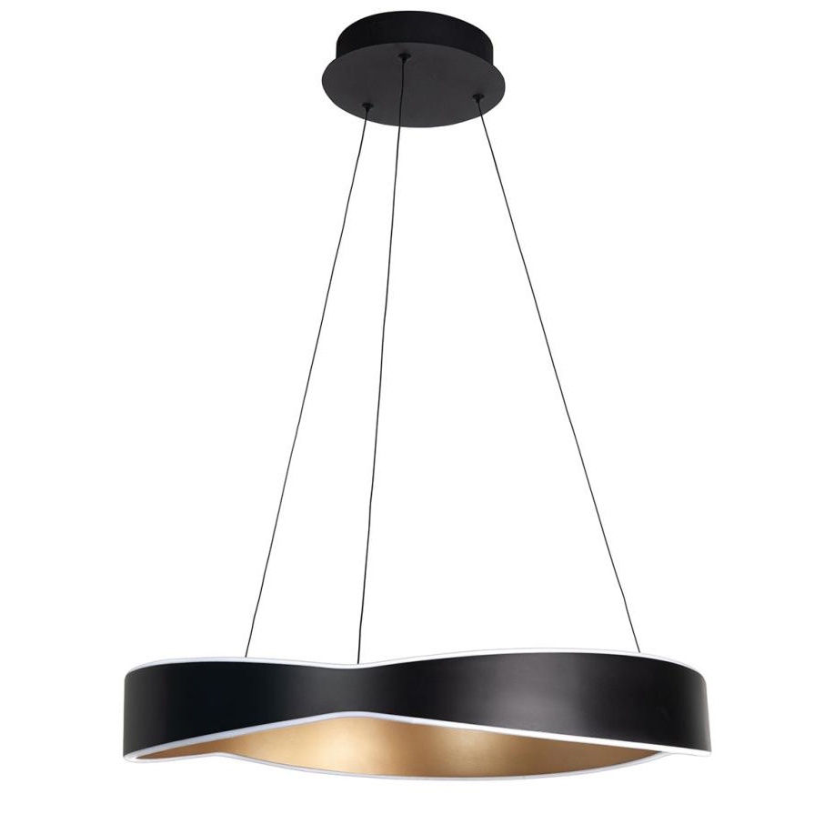 Hanglamp goud Onda 1 lichts