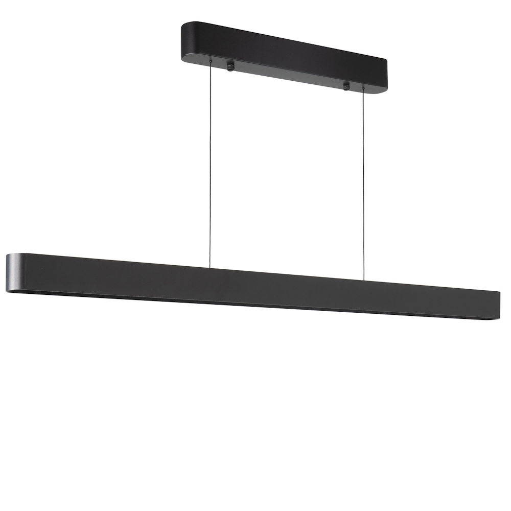 Hanglamp zwart Quinn 118cm