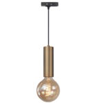 Highlight 1-fase Perugia E27 brons met adapter