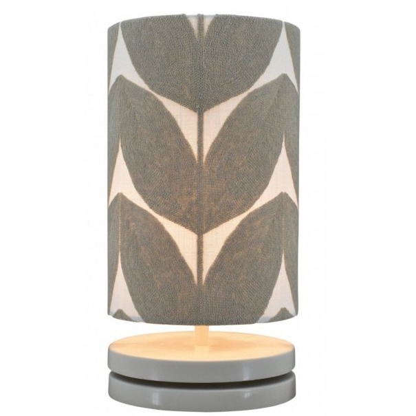 Tafellamp beige Livio detail