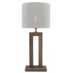 Tafellamp naturel Modena detail