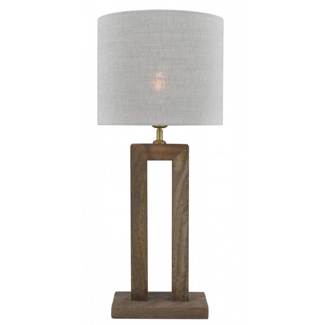 Tafellamp naturel Modena detail