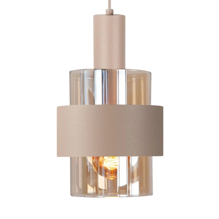 hanglamp zand-bruin Marrone detail