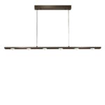 Hanglamp bruin Jake LED scene switch