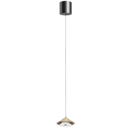 Hanglamp taupe Jens 1 lichts