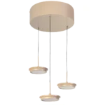 Hanglamp zand Desiree 3 lichts