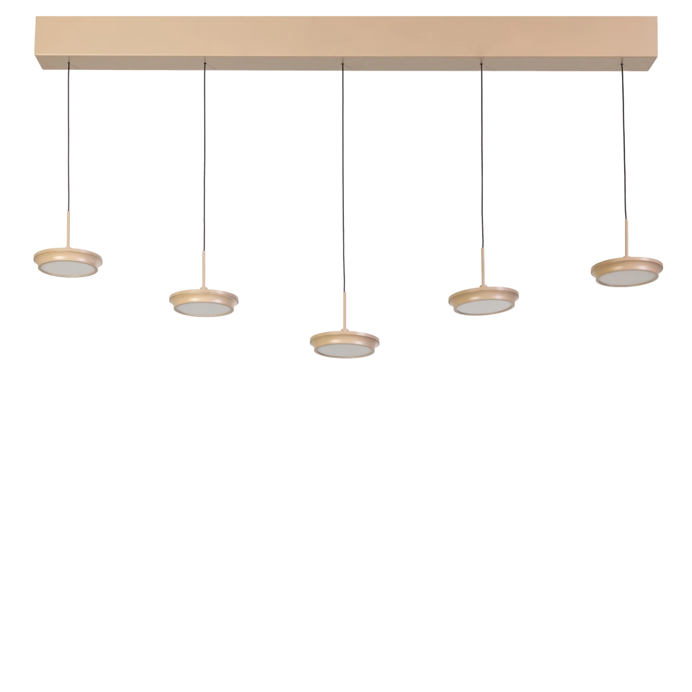 Hanglamp zand Desiree 5 lichts