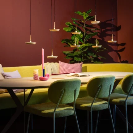 Hanglamp zand Desiree 8 lichts sfeer