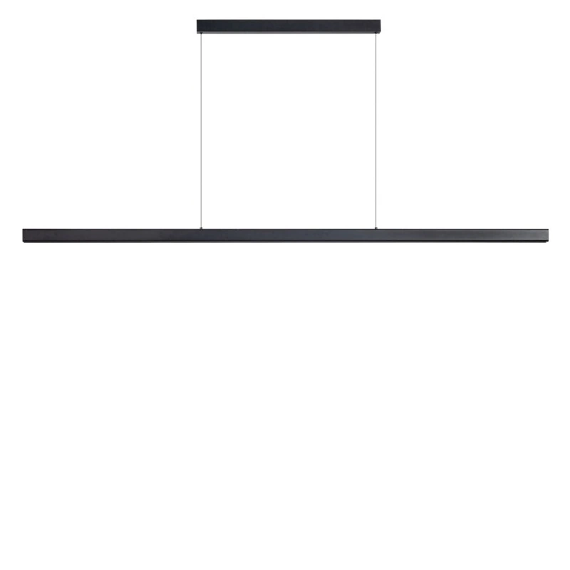 Hanglamp zwart Lyne balk 180cm