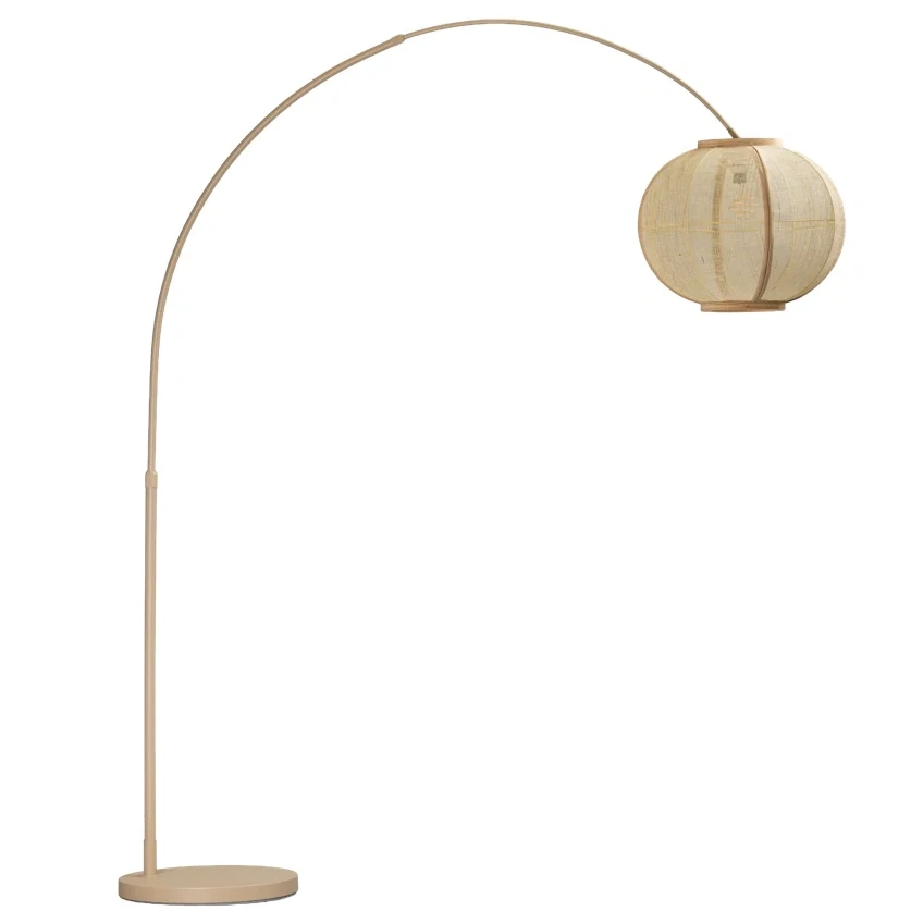 Vloerlamp zand Meander H210cm + Fabric