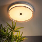 Plafondlamp wit Jill detail